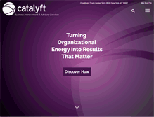 Tablet Screenshot of catalyft.com
